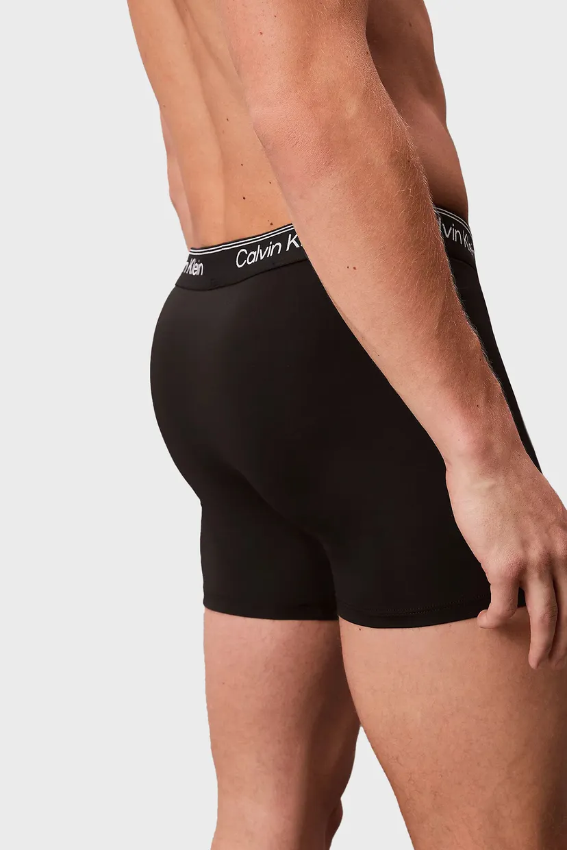 Мужские черные боксеры (3 шт) BOXER BRIEF 6