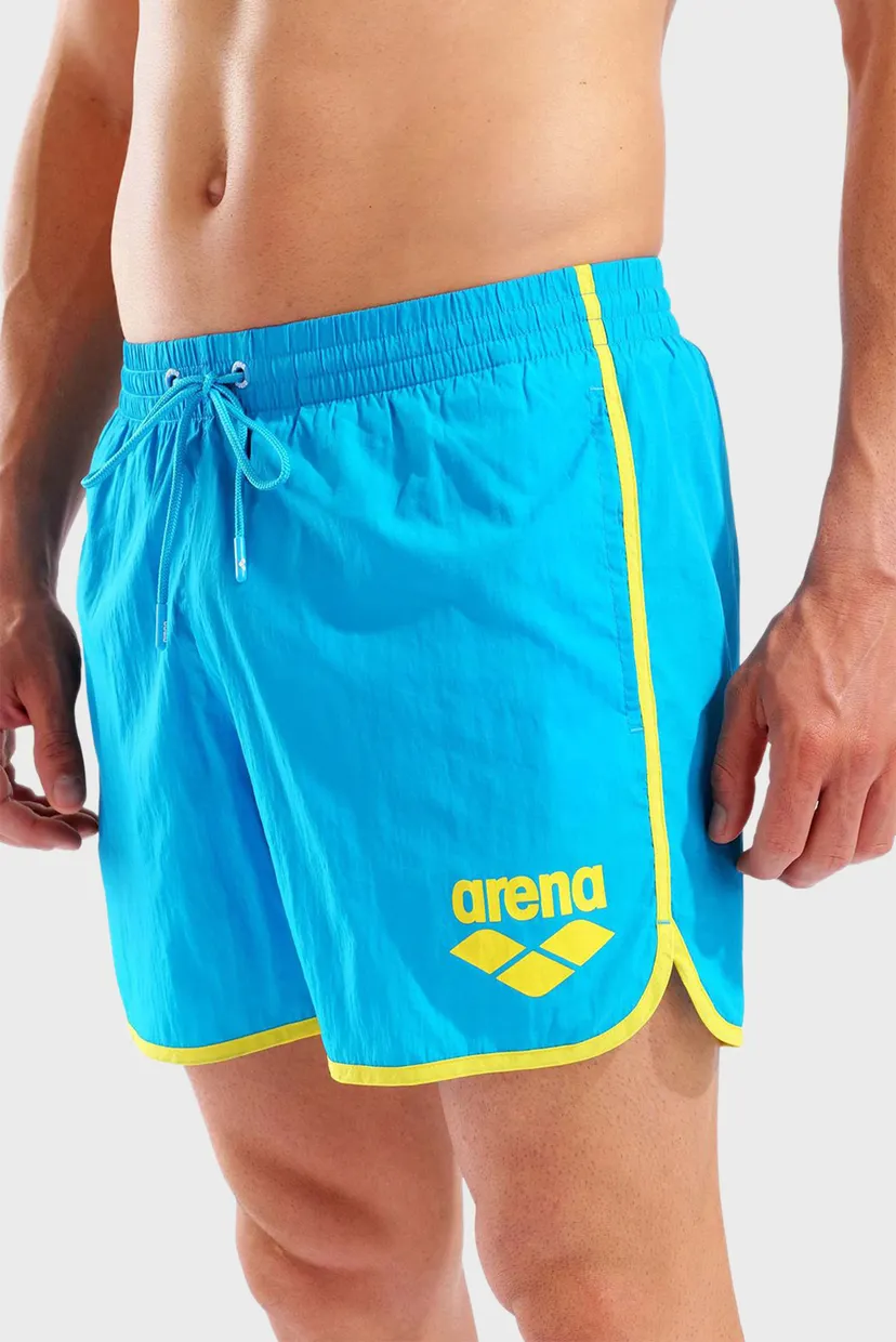 Чоловічі блакитні плавальні шорти BIG LOGO BORDERS BEACH SHORT 4
