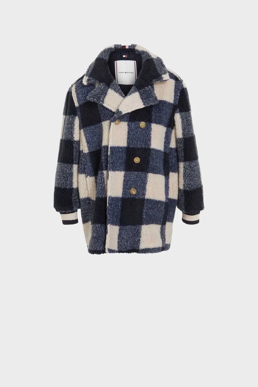 Дитяче картате пальто TEDDY OVERSIZED GINGHAM 5