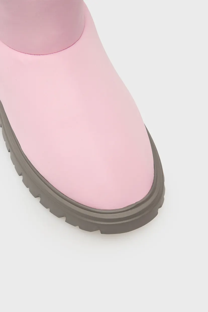 Женские розовые дутики SNOW BOOT 4