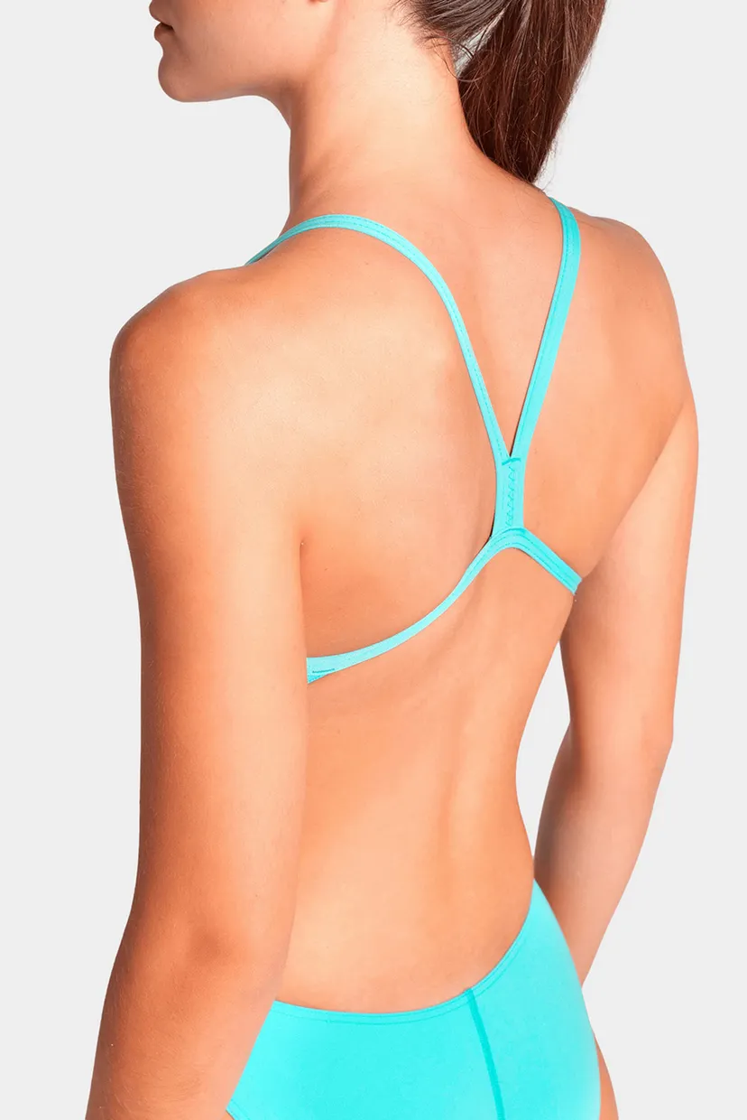 Жіночий бірюзовий купальник TEAM SWIMSUIT CHALLENGE SOLID 5