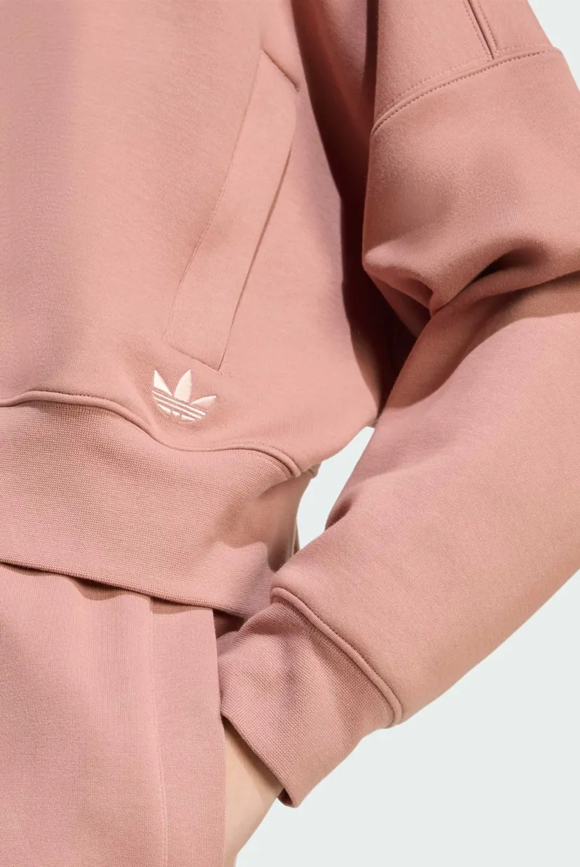 Женская пудровая спортивная кофта Off Placed 3-Stripes Zip Up 5