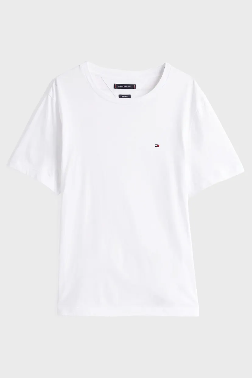 Мужская белая футболка ESSENTIAL REG FIT SOLID TEE 5