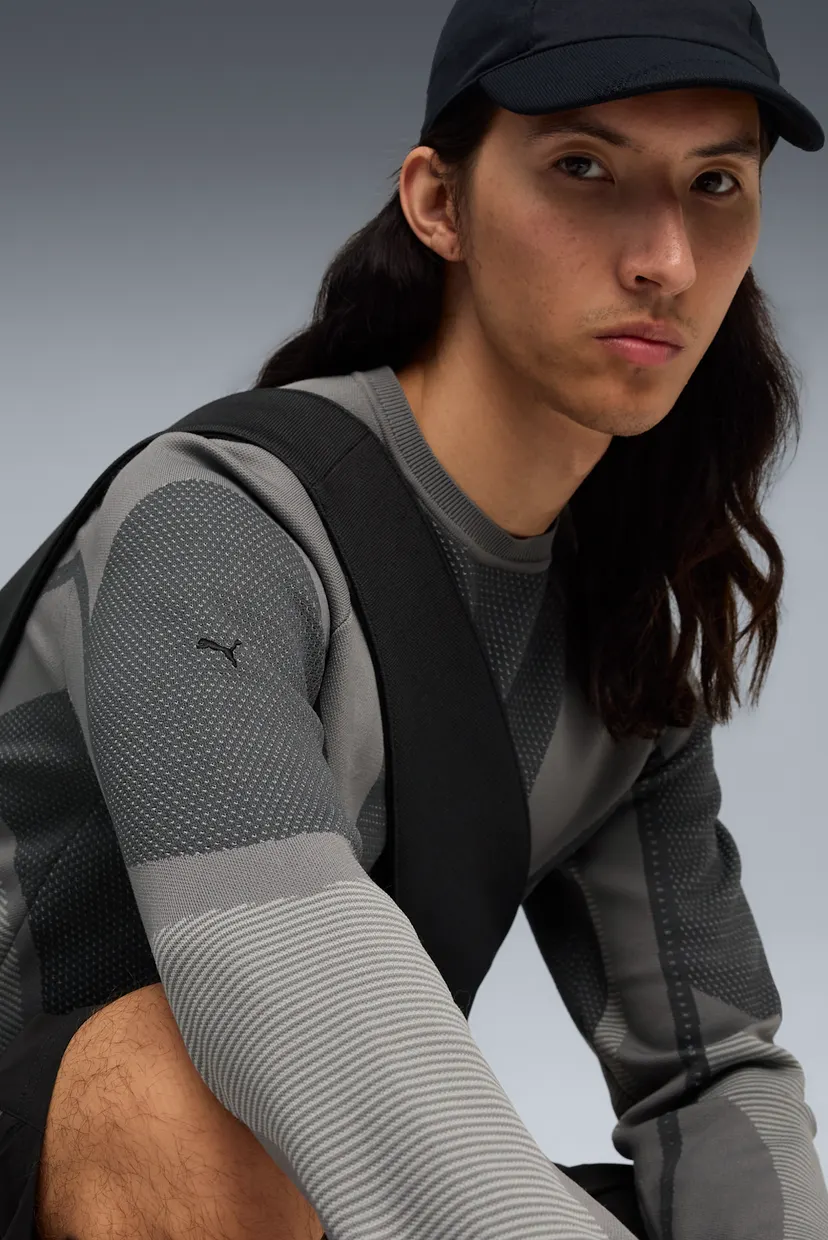 Чоловічий сірий лонслів PUMA x SAN SAN GEAR Knit Top Men 4
