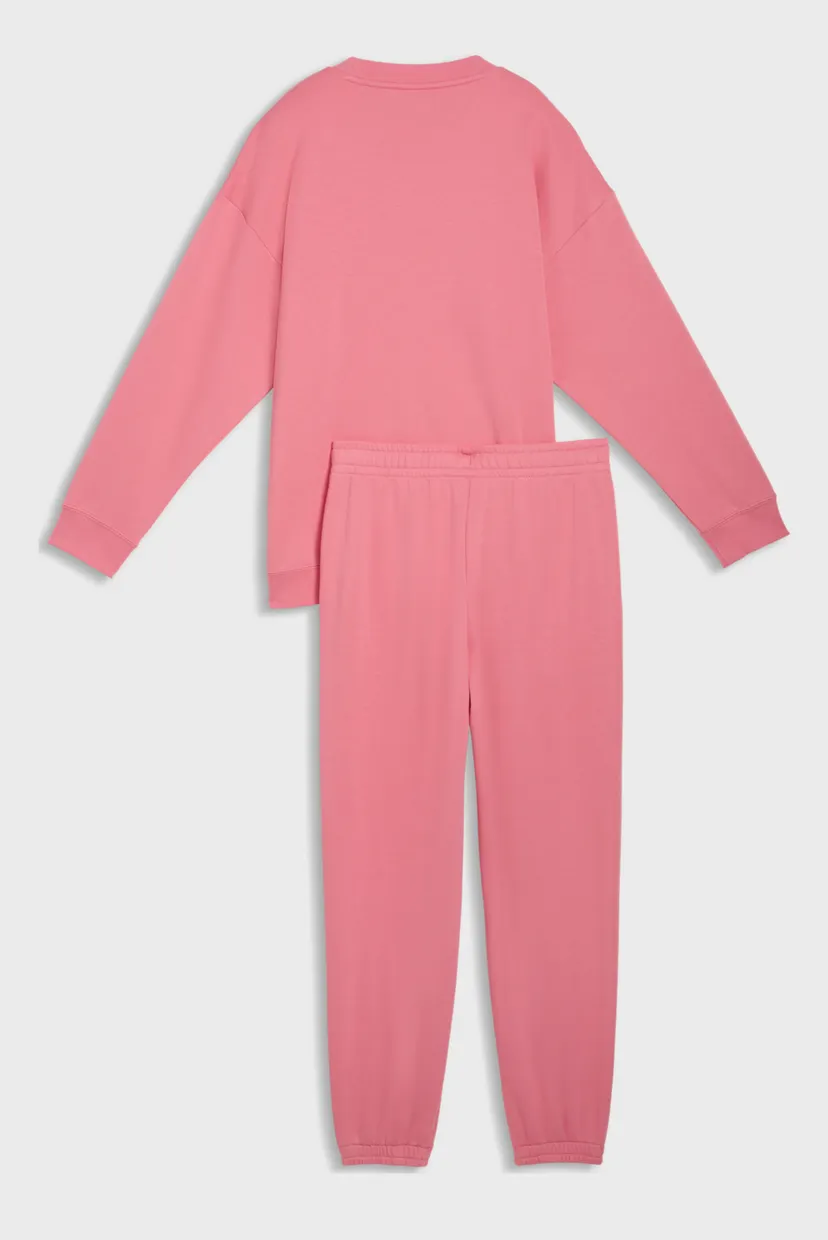 Детский розовый спортивный костюм (свитшот, брюки) Loungewear Oversized Tracksuit Youth 5
