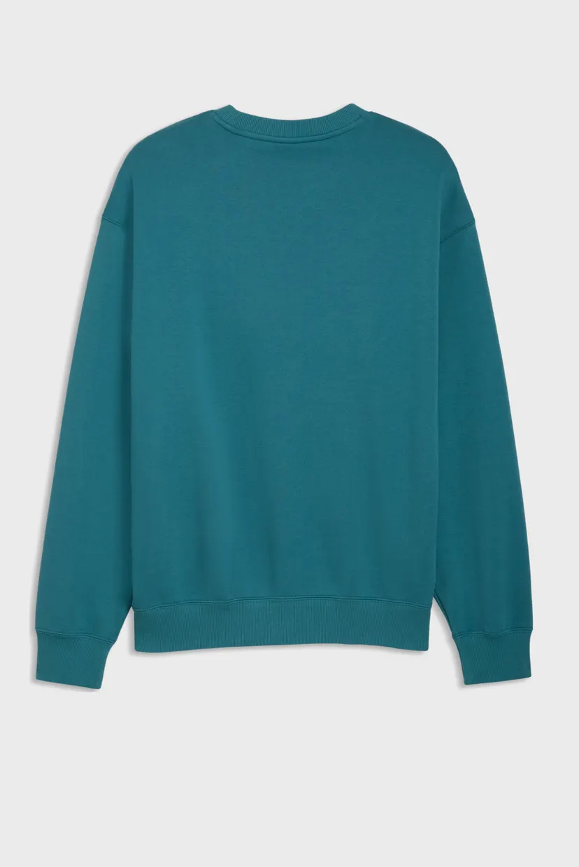Мужской бирюзовый свитшот WARDROBE ESS Relaxed Crew Men 5