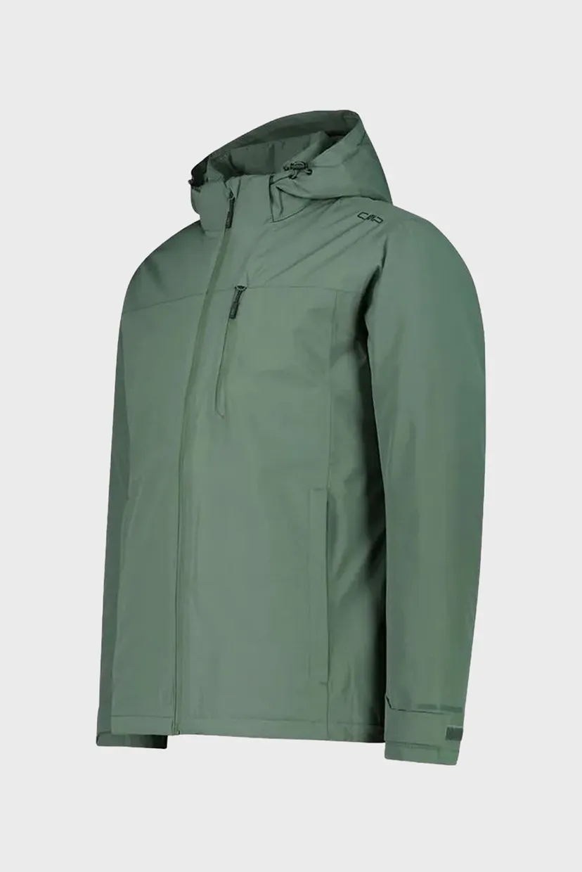 Чоловіча зелена куртка ZIP HOOD FEEL WARM 3