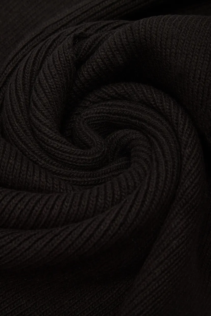 Женский черный шарф K IKONIK 2.0 KNIT SCARF 4