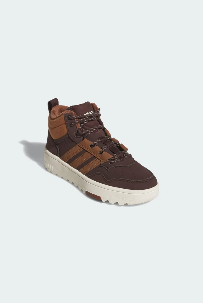 Детские коричневые хайтопы Hoops 4.0 Mid Kids 4
