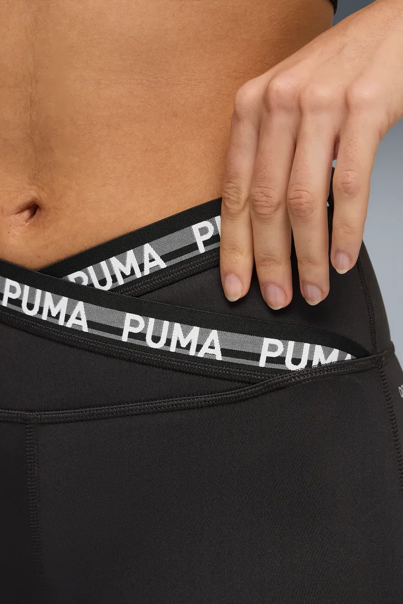 Женские черные тайтсы PUMA STRONG High-Waist 7/8 Tights Women 4
