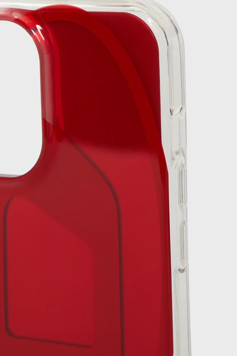 Червоний чохол для телефона Diesel Oval D Case SS24 for iPhone 15 Pro Max 3