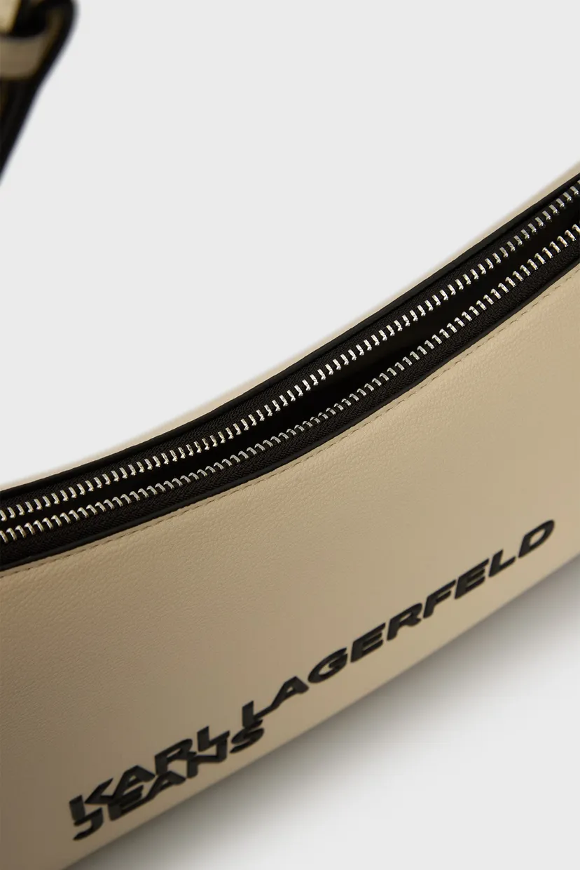 Женская белая сумка essential logo shoulderbag 5