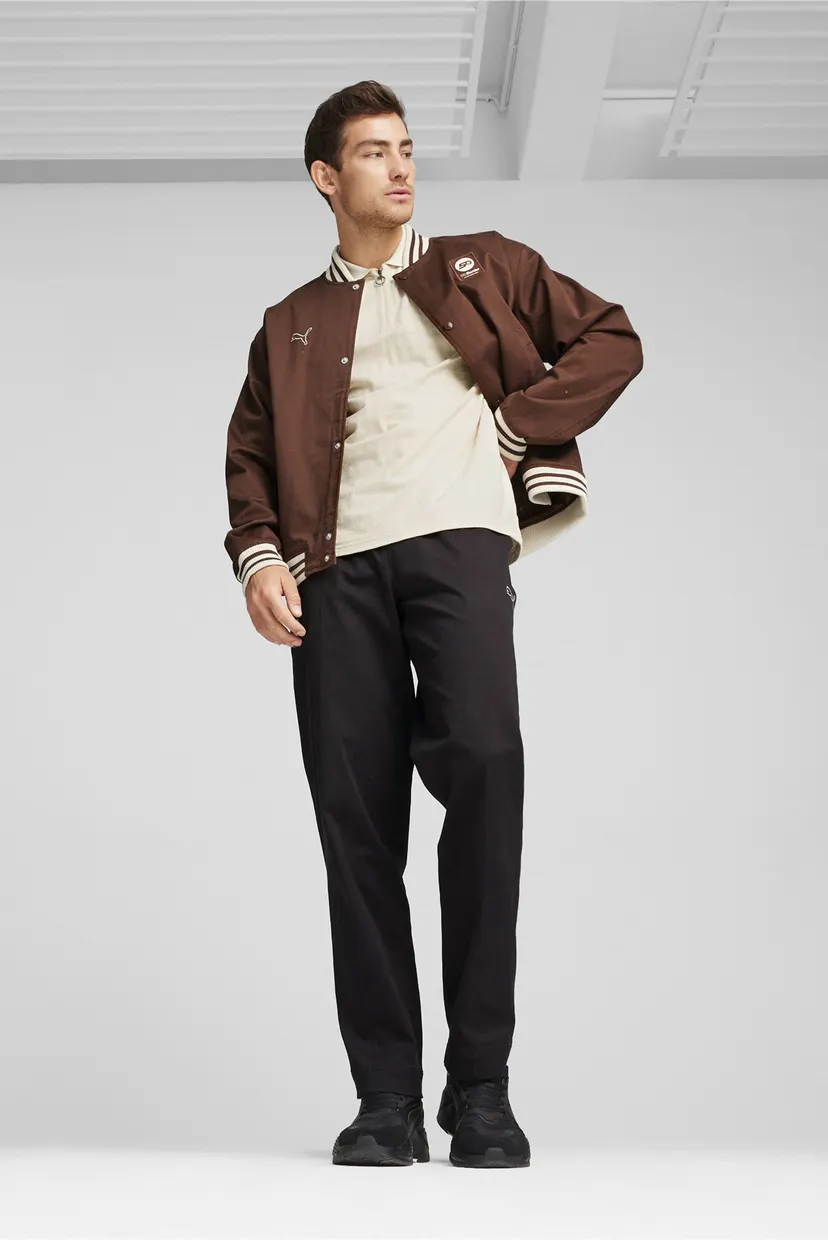 Мужской коричневый бомбер Porsche Legacy Statement Bomber Jacket