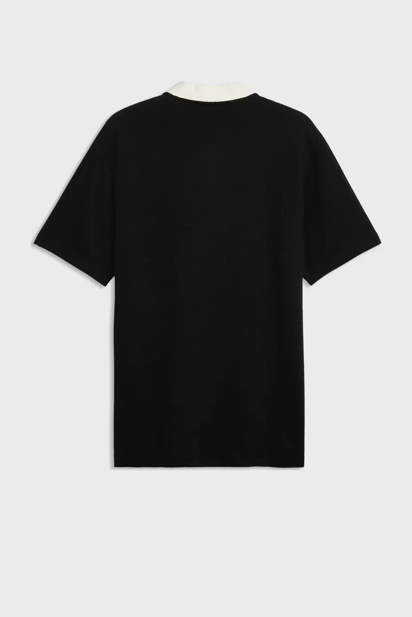 Мужская черная футболка PUMA Class Relaxed Polo Men 5