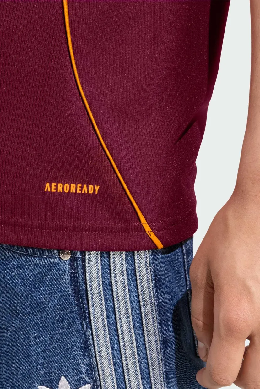 Мужская бордовая футболка AS Roma 25/26 Home 5