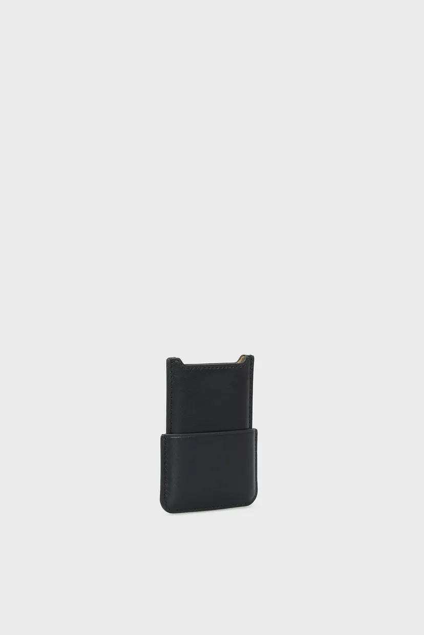 Чоловічий чорний шкіряний кардхолдер CK GLOW HARDCASE CCHOLDER 3