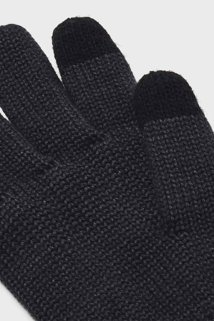 Чоловічі чорні рукавички UA Halftime Wool Glove 3