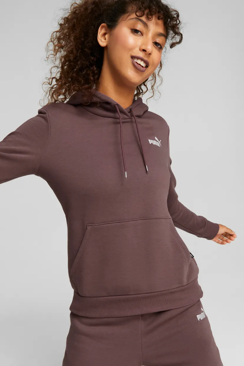 Жіноче коричневе худі Essentials+ Embroidery Hoodie Women PUMA