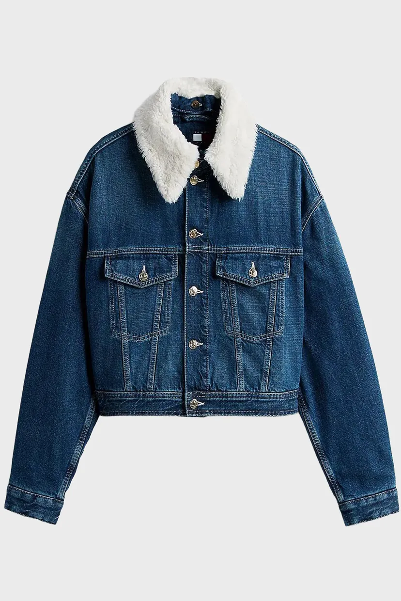 Женская синяя джинсовая куртка TOMMY GIRL TRUCKER 7