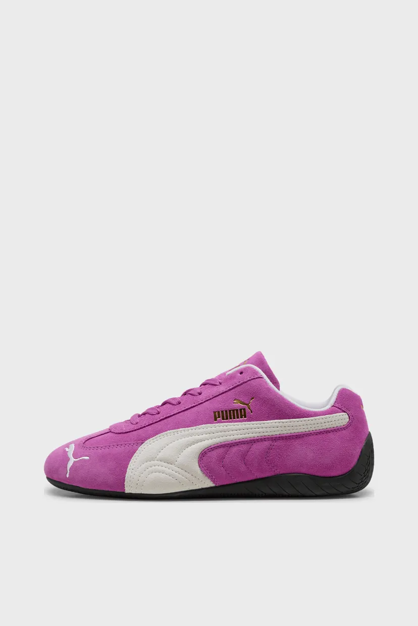 Малиновые замшевые кроссовки Speedcat OG Unisex 4