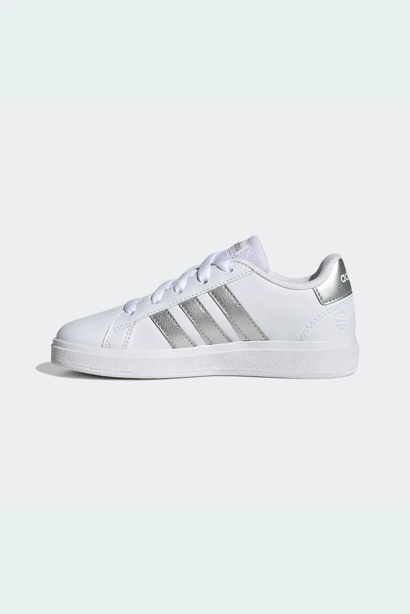 Дитячі білі снікерси Grand Court Lifestyle Tennis Lace-Up 6