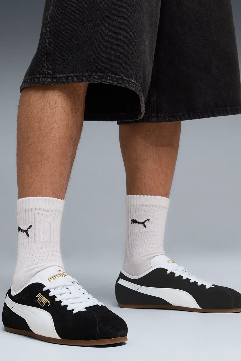 Черные замшевые кроссовки PUMA Tackle Sneakers Unisex PUMA