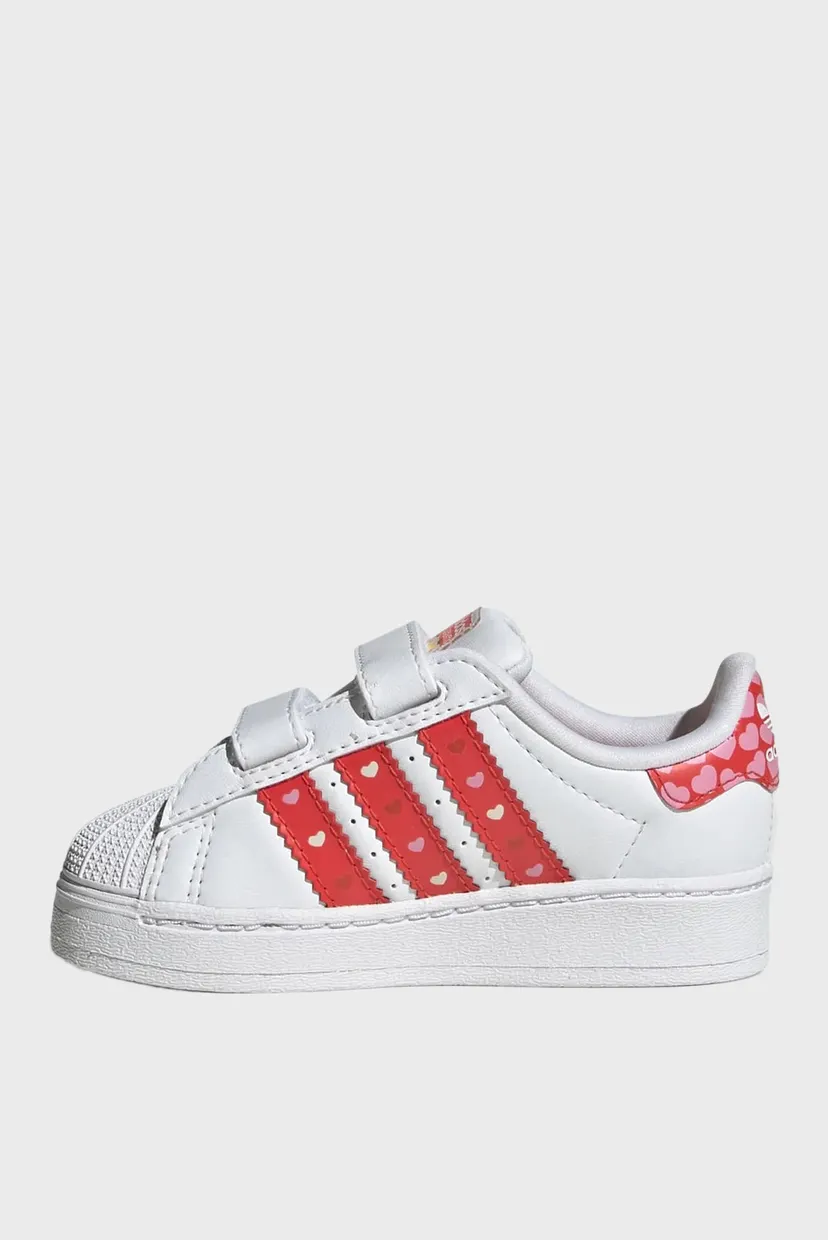 Детские белые сникерсы ADIDAS DISNEY SUPERSTAR LED LIGHTS COMFORT CLOSURE 5