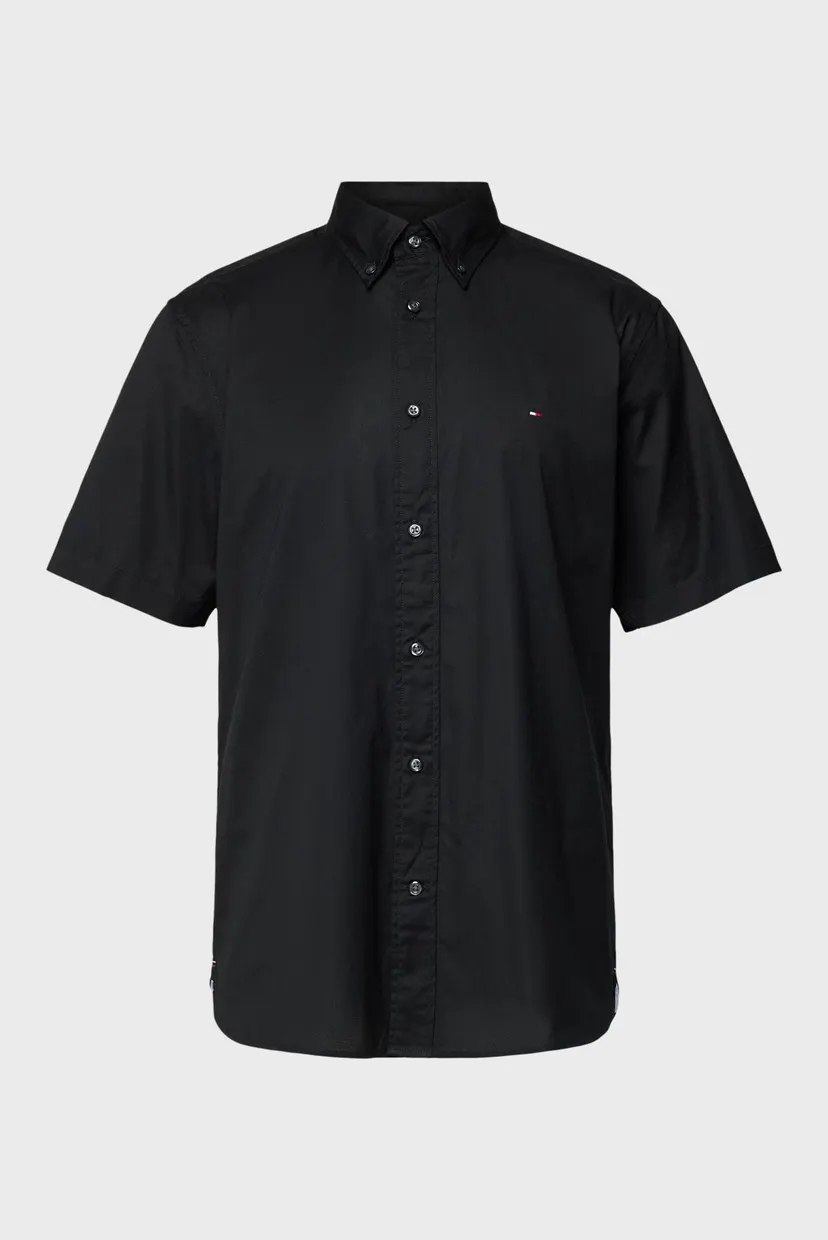 Чоловіча чорна сорочка FLEX POPLIN RF 5