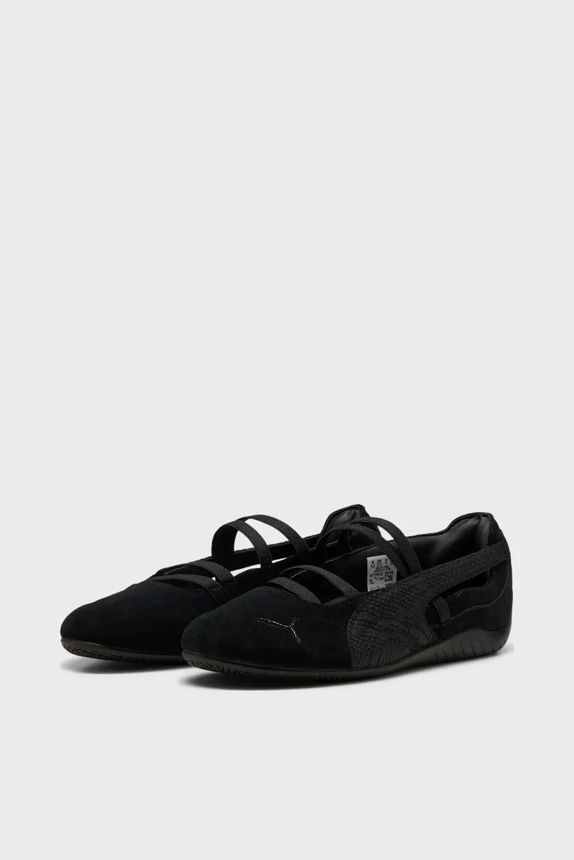 Жіночі чорні замшеві балетки Speedcat Ballet Sneakers Women 3