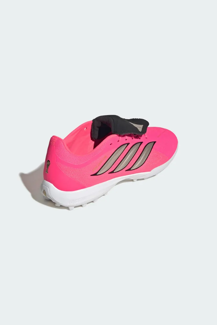 Розовые сороконожки PREDATOR LEAGUE Fold-Over Tongue Turf Football 5