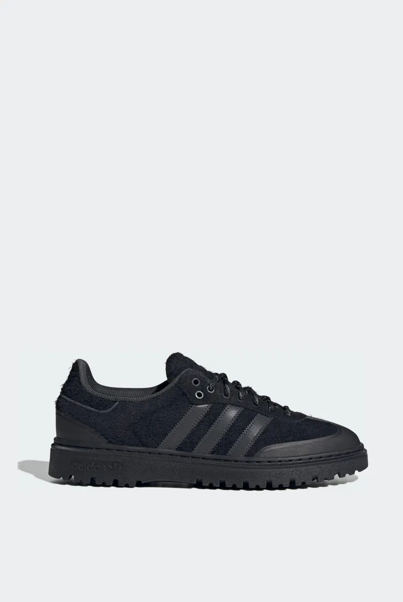 Черные замшевые сникерсы Samba Winterized adidas JR5704 — MD-Fashion