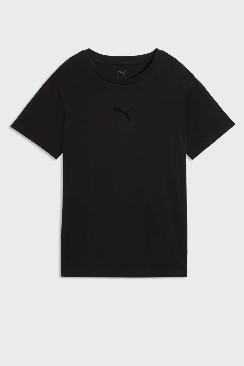 Женская черная футболка Essentials Elevated Logo Tee Women 4