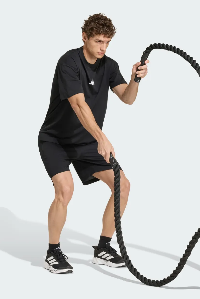 Чоловіча чорна футболка CLIMACOOL TRAINING MANGA GRAPHIC 3