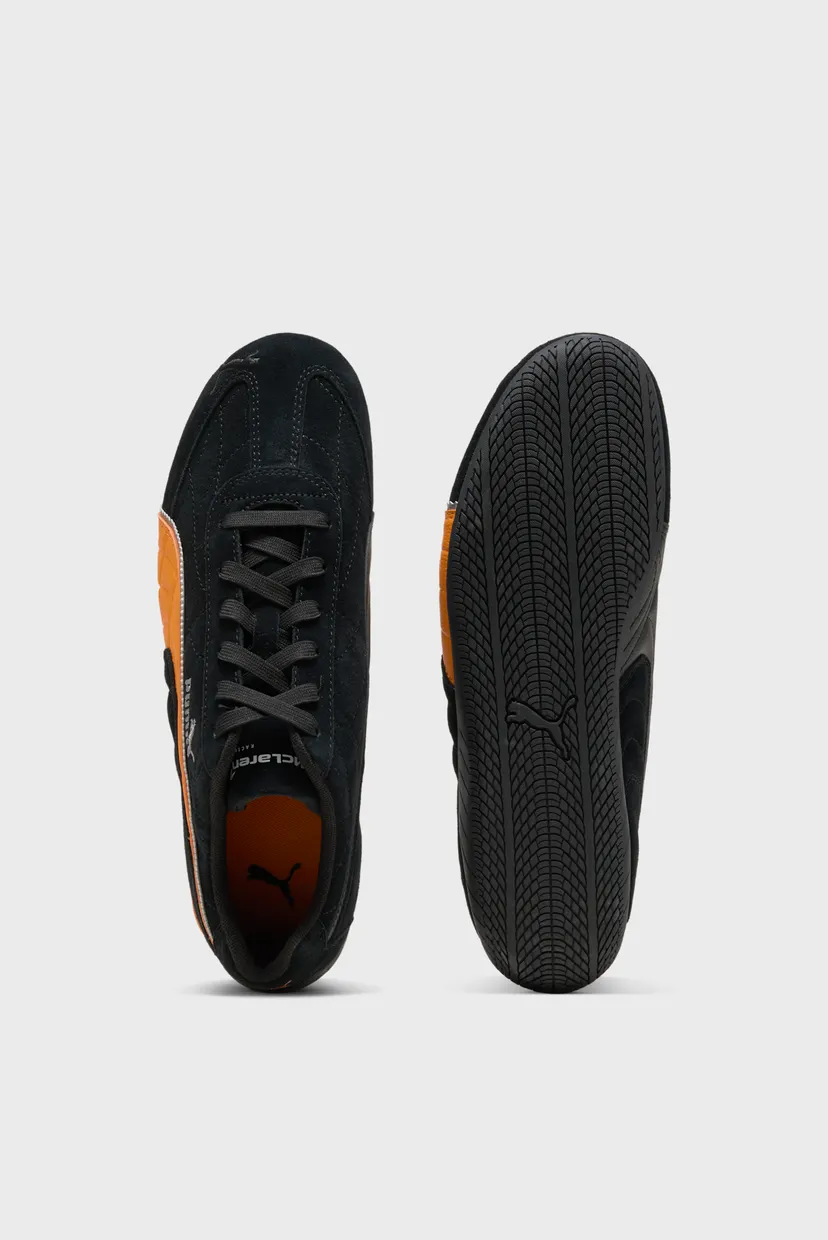 Черные замшевые кроссовки McLAREN RACING Speedcat Sneakers Unisex 4