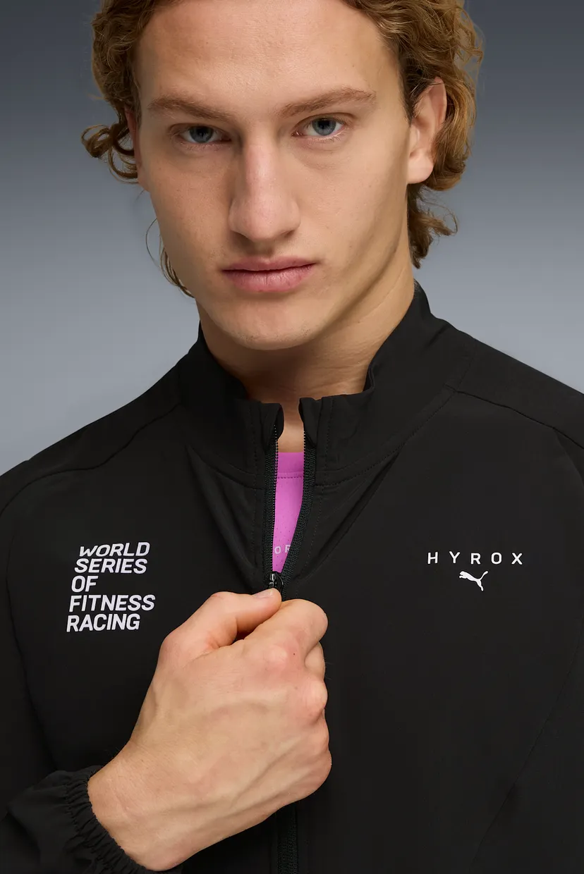 Чоловіча чорна вітровка PUMA x HYROX DRYELITE Warm-Up Jacket Men 4