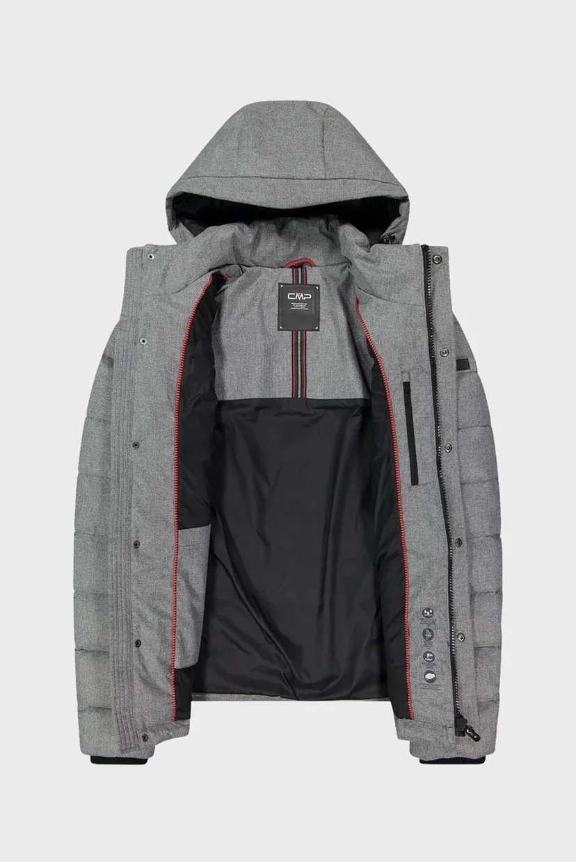 Мужская серая куртка ZIP HOOD SORONA AURA FL 4