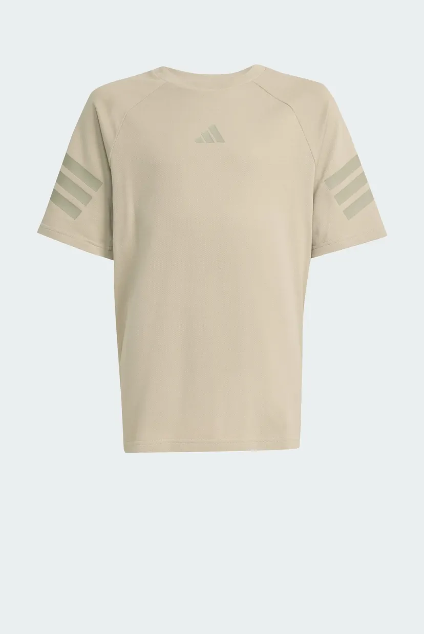 Детская бежевая футболка FUTURE ICONS 3 STRIPES 6
