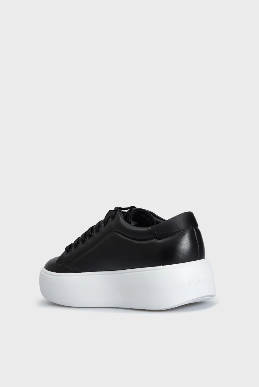 Женские черные сникерcы BUBBLE CUPSOLE LACE UP 5
