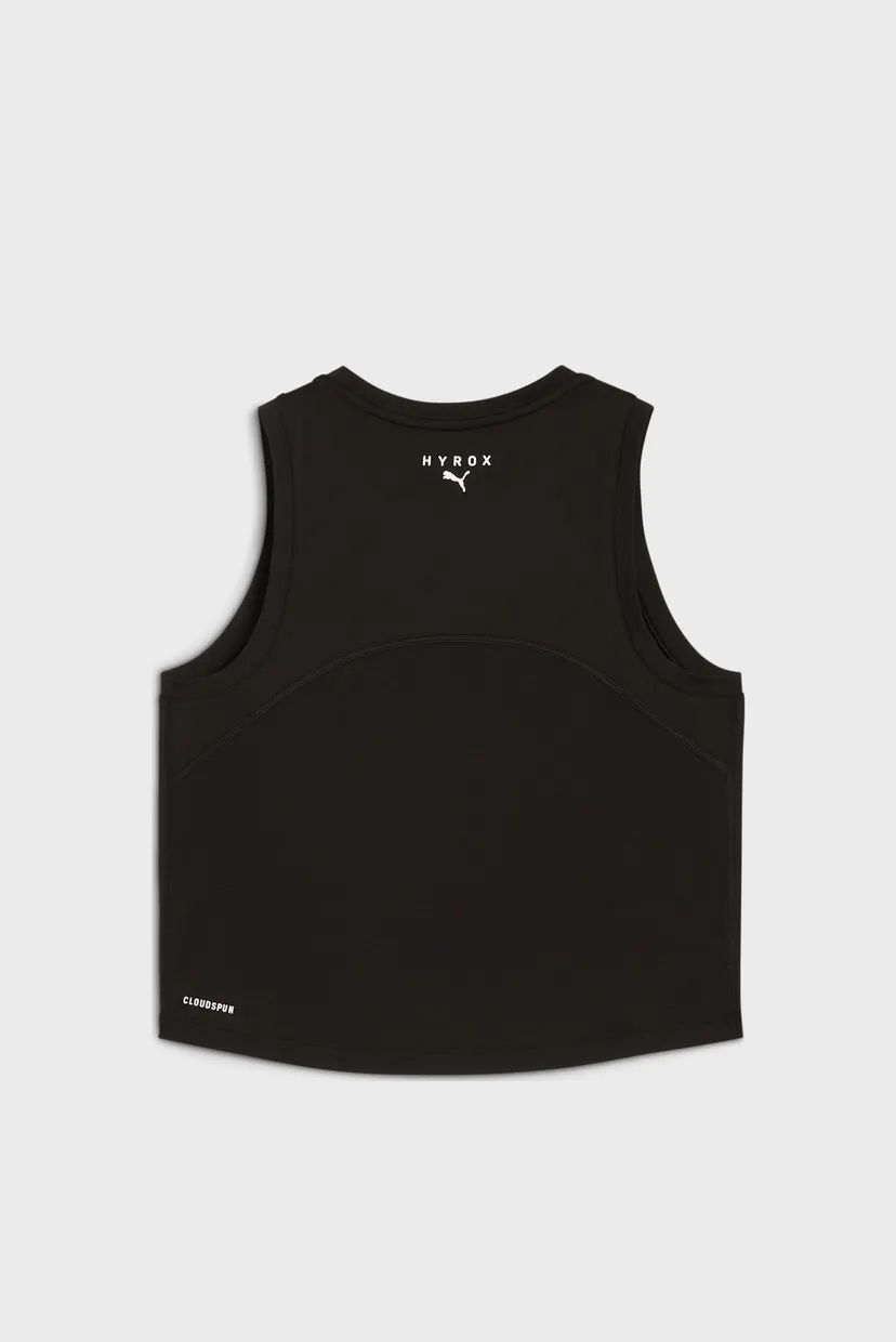 Женская черная майка PUMA x HYROX CLOUDSPUN ThermoAdapt Crop Tank Women 5