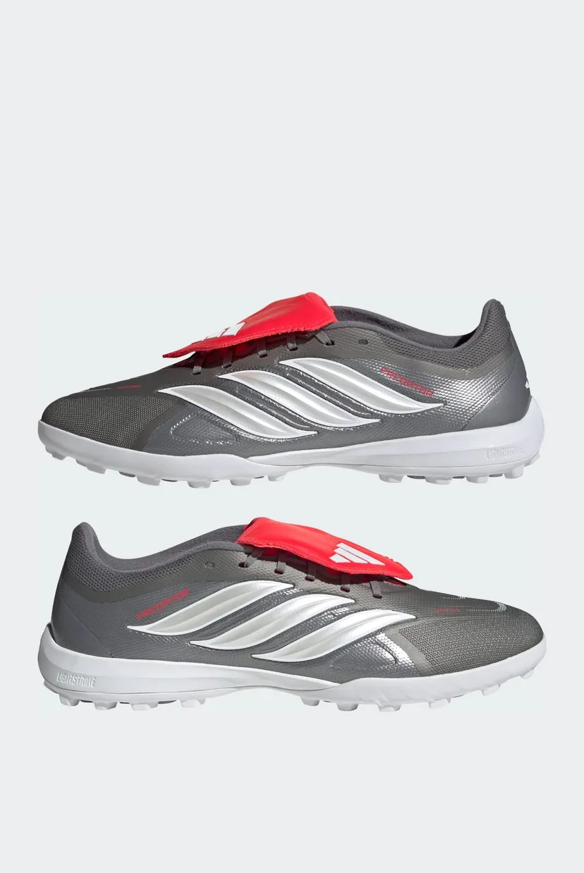 Серые бутсы PREDATOR LEAGUE Fold-Over Tongue Turf Football 7