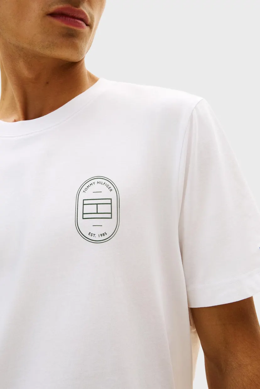 Чоловіча біла футболка BRAND LOVE ROUNDEL 4