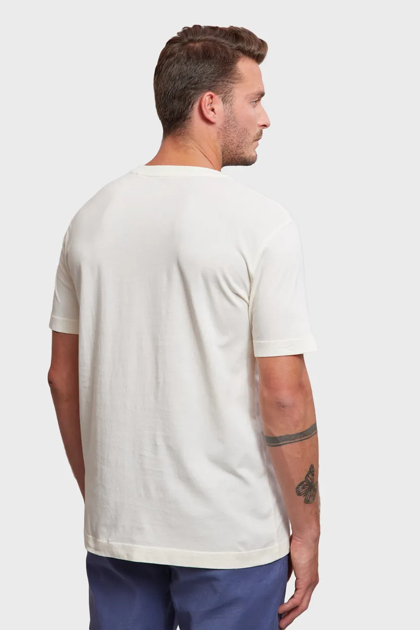 Чоловіча біла футболка SUNFADED PRINTED T-SHIRT 3