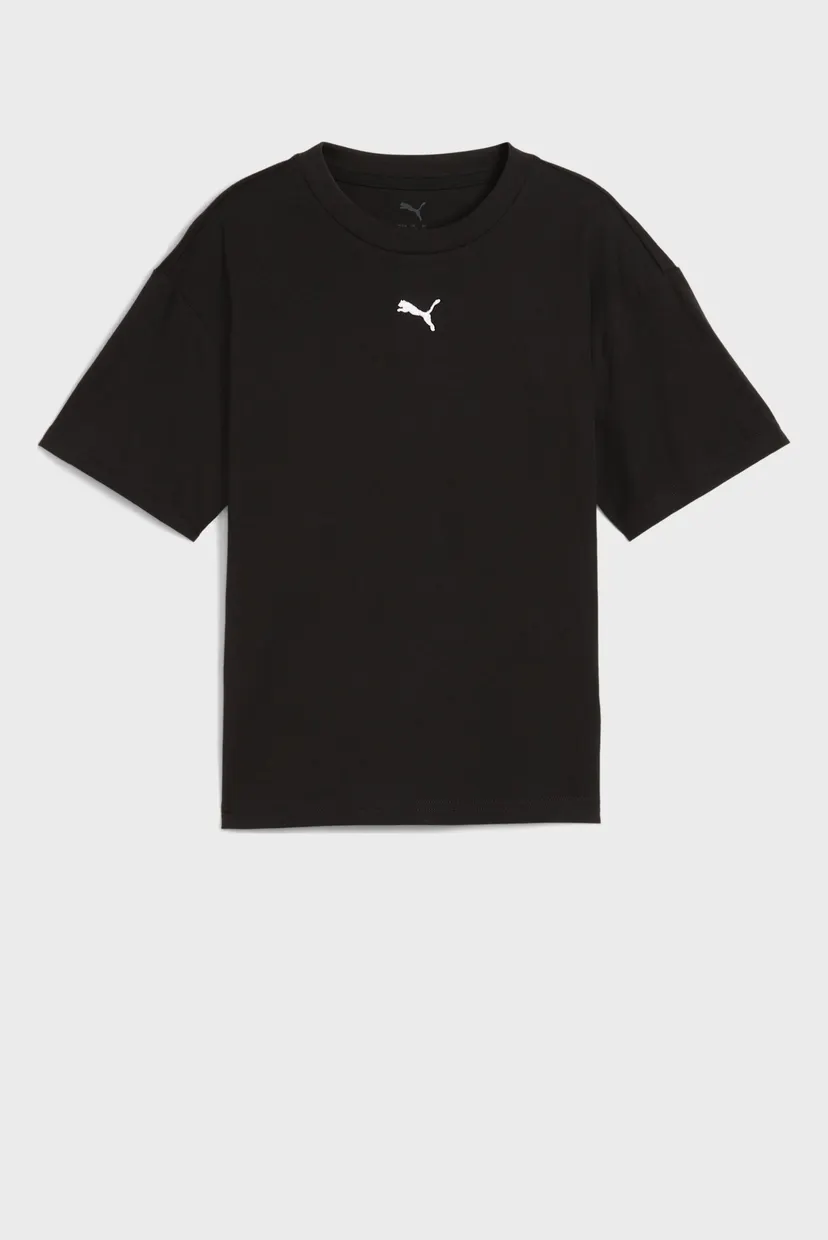 Детская черная футболка Essentials Boxy Tee Youth 4