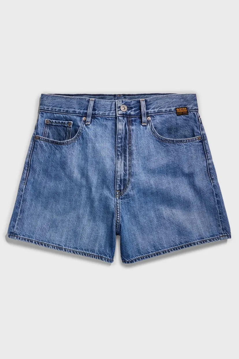 Женские синие джинсовые шорты High Short clean edge 3
