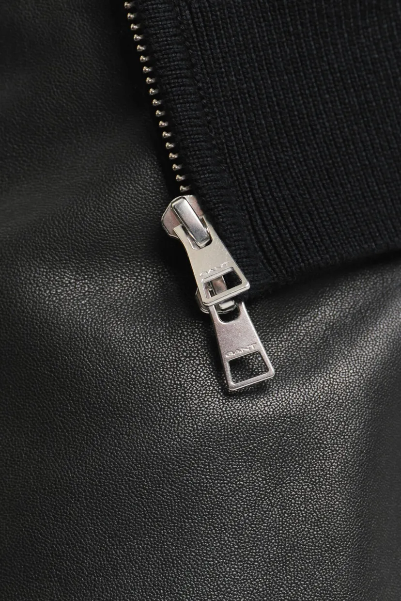 Чоловічий чорний кардиган COTTON TEXTURED ZIP 5