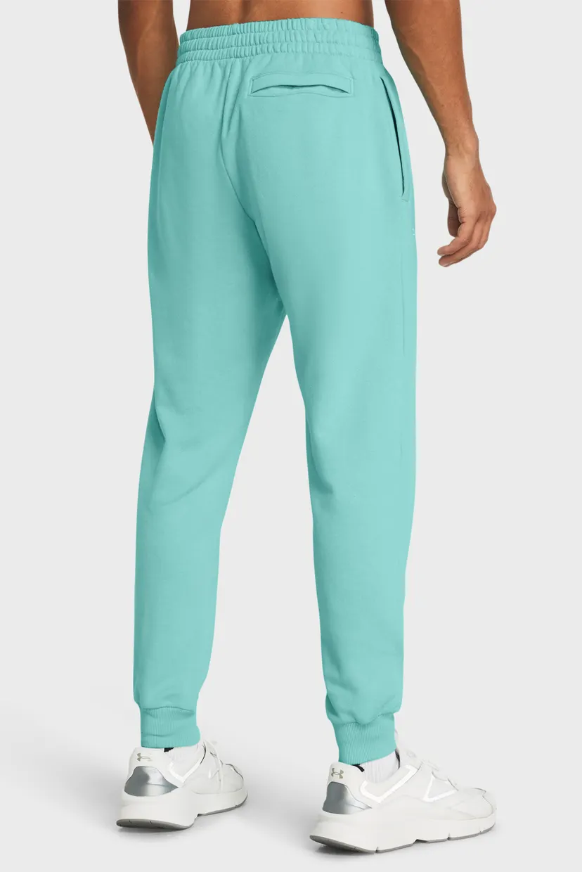 Мужские бирюзовые спортивные брюки UA Rival Fleece Joggers 3