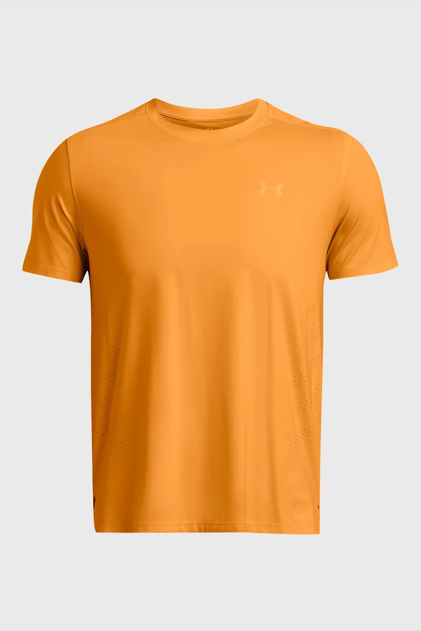 Чоловіча помаранчева футболка UA Launch Elite Shortsleeve 4