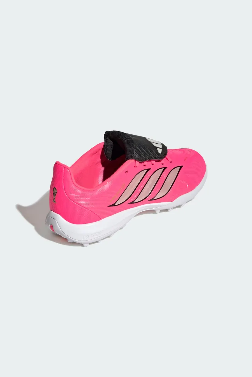 Дитячі рожеві сороконіжки PREDATOR LEAGUE Fold-Over Tongue Turf Football Kids 5