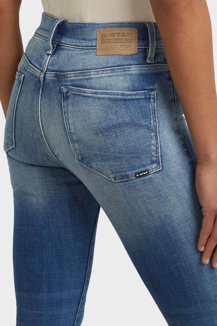Женские синие джинсы 3301 Skinny Wmn 5