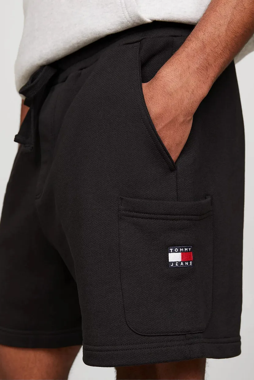 Мужские черные шорты TJM BADGE CARGO 4